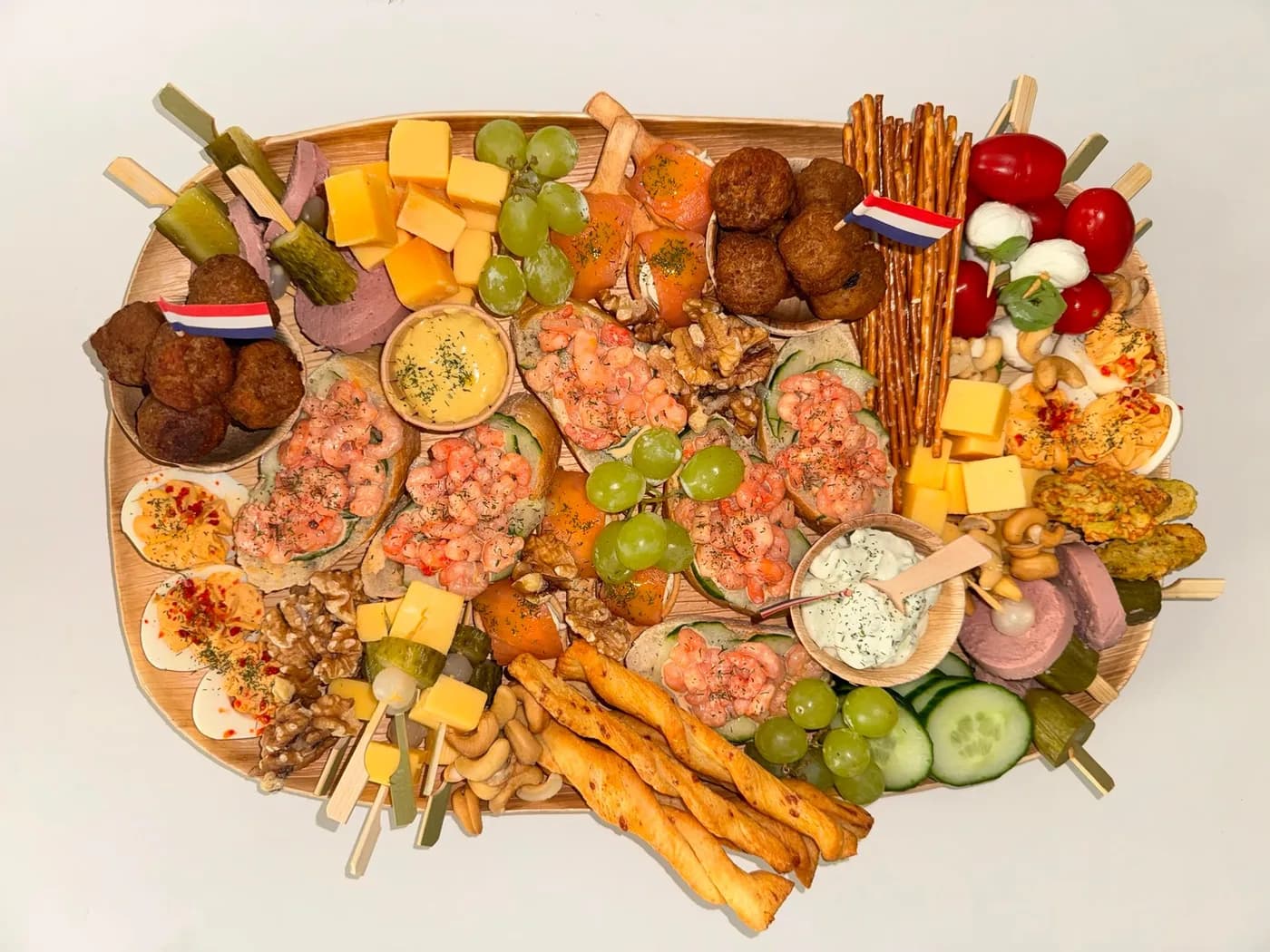 Hollandse tapas en borrelplank van De Proefreis